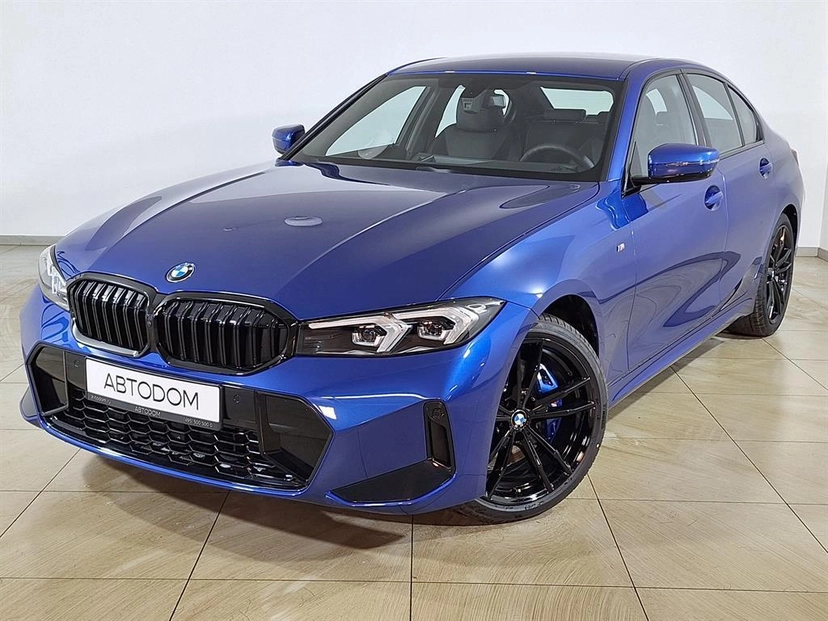 Автомобиль BMW 3 серии VII (G20/G21/G28) [рестайлинг] 2.0 AT (184 л.с.) M Sport Синий 2024 