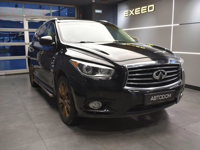 Автомобиль Infiniti QX60 I поколение (L50) 3.5 CVT 4WD (262 л.с.) Premium Чёрный 2014 с пробегом 157 000 км