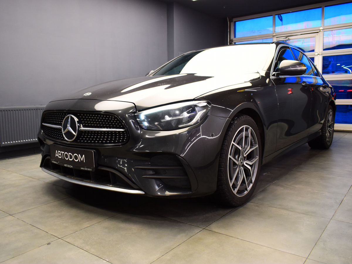 Автомобиль Mercedes-Benz E-Класс V (W213/S213/C238) [рестайлинг] 200 2.0 AT 4Matic (197 л.с.) Sport Серый 2020 с пробегом 62 348 км