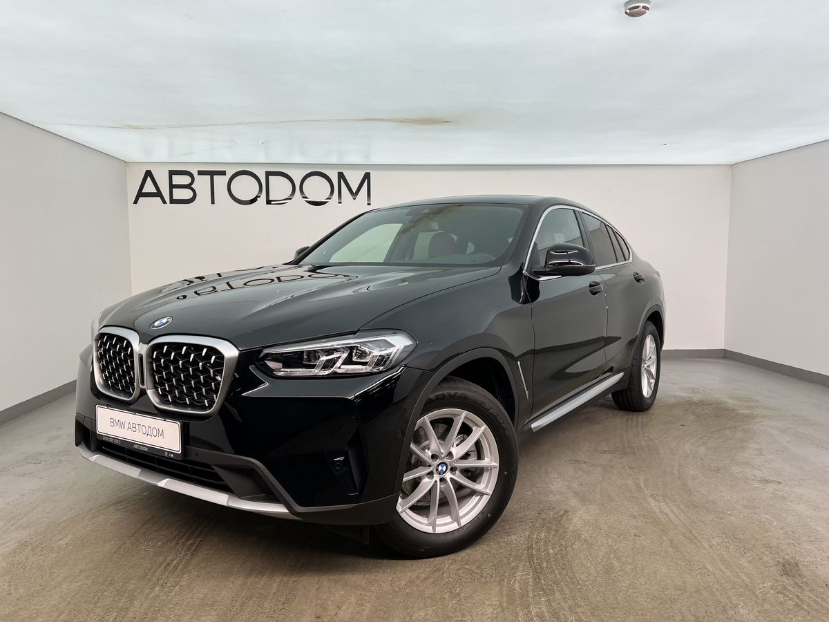 Автомобиль BMW X4 II (G02) [рестайлинг] 2.0 AT 4WD (184 л.с.) Base Чёрный 2023 