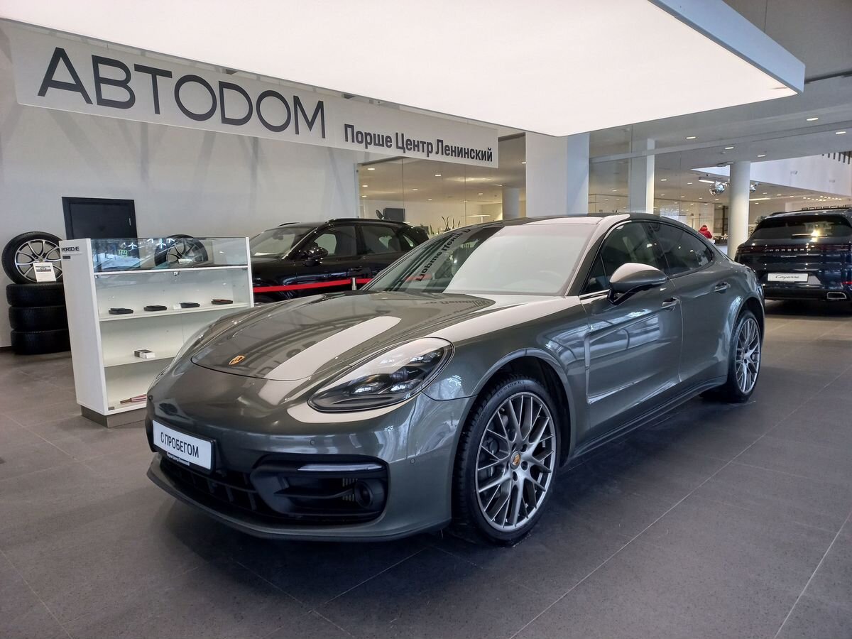 Автомобиль Porsche Panamera II [рестайлинг] 4 2.9 AMT 4WD (330 л.с.) Platinum Edition Зелёный 2022 с пробегом 64 401 км
