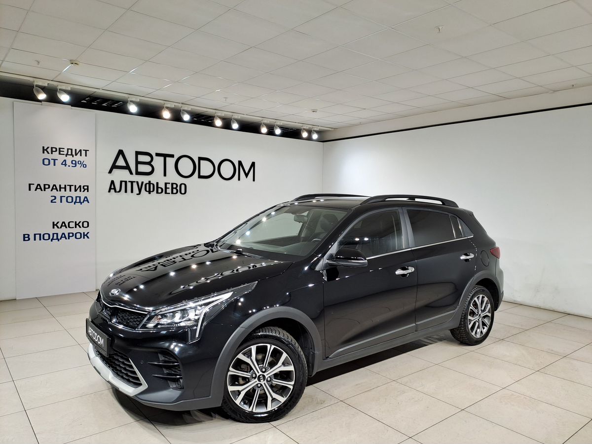 Автомобиль Kia Rio IV [рестайлинг] 1.6 AT (123 л.с.) Prestige Чёрный 2020 с пробегом 139 490 км