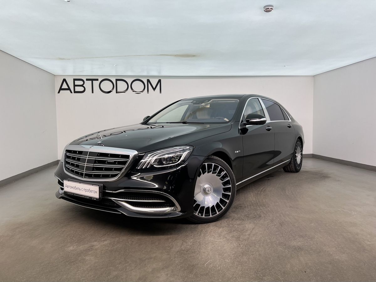 Mercedes-Benz Maybach S-Класс I (X222) [рестайлинг] 450 3.0 AT 4Matic (367 л.с.) Base Чёрный 2017 с пробегом 135 685 км