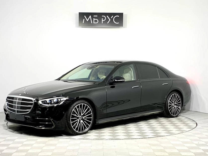 Автомобиль Mercedes-Benz S-Класс VII поколение (W223) 3.0d AT 4Matic (367 л.с.) Base Чёрный 2024