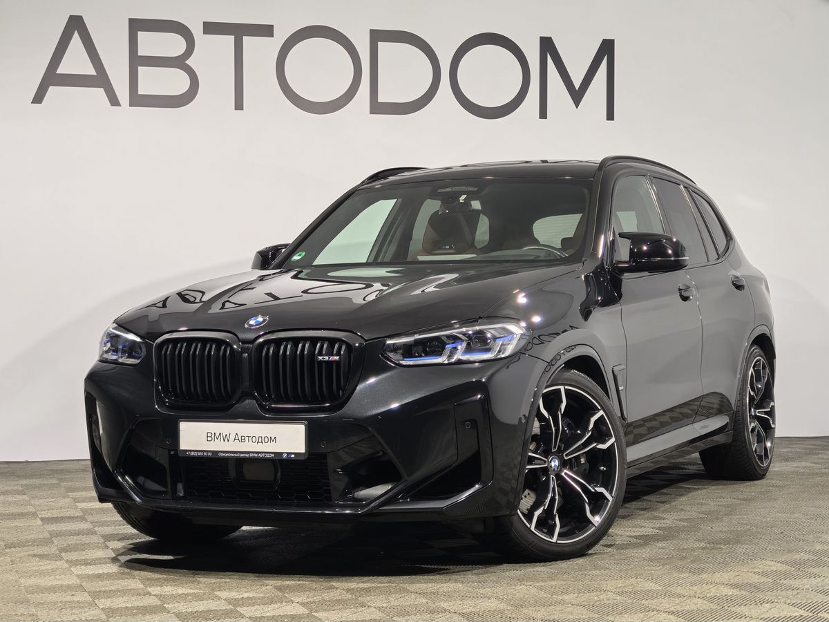 Автомобиль BMW X3 M I (F97) [рестайлинг] 3.0 AT 4WD (510 л.с.) Base Чёрный 2021 с пробегом 50 258 км