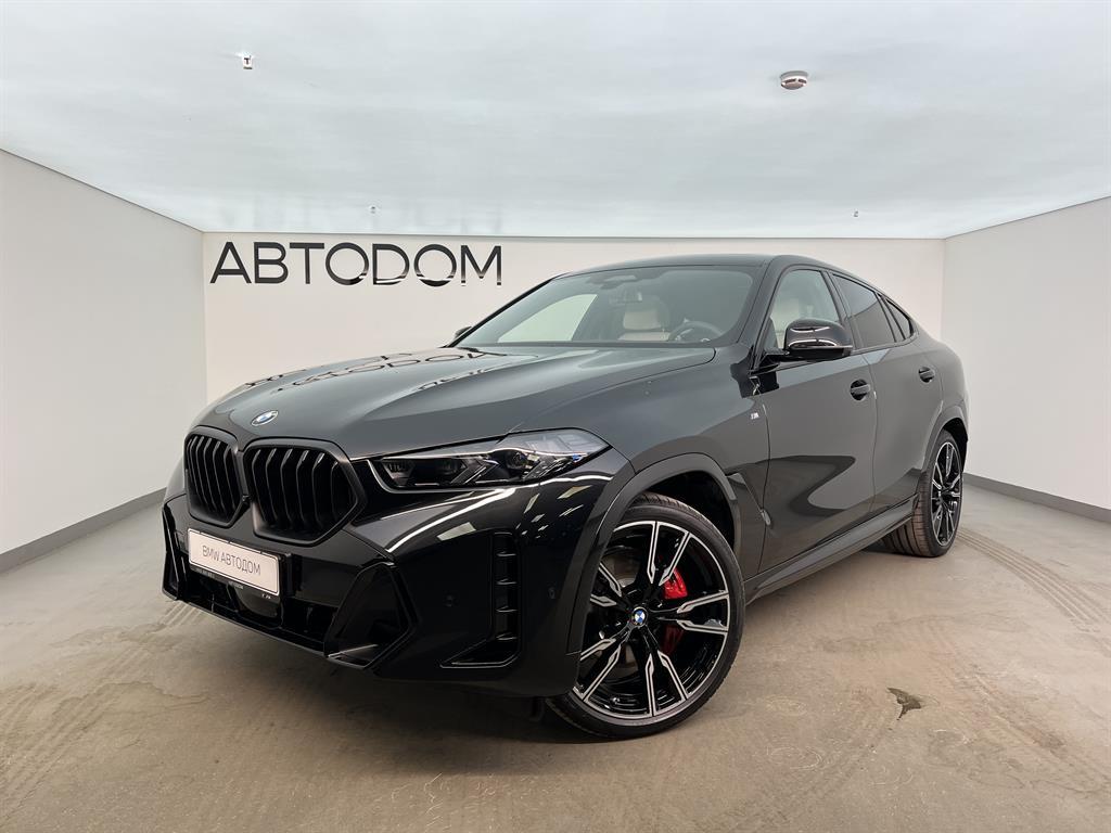 Автомобиль BMW X6 III (G06) [рестайлинг] 3.0d AT 4WD (298 л.с.) Base Чёрный 2025 