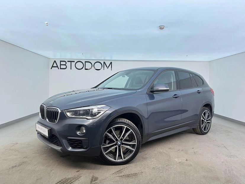 Автомобиль BMW X1 II поколение (F48) 2.0 AT 4WD (192 л.с.) Advantage Синий 2018 с пробегом 149 180 км