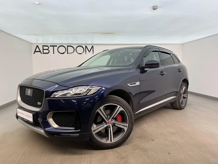 Автомобиль Jaguar F-Pace I поколение 3.0d AT 4WD (300 л.с.) S Чёрный 2016 с пробегом 96 100 км