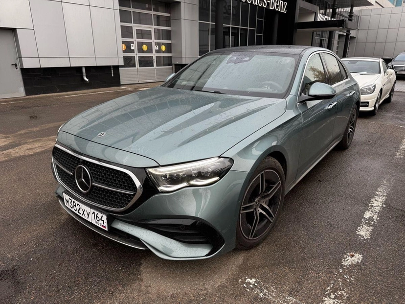 Автомобиль Mercedes-Benz E-Класс VI поколение (W214/S214) 2.0 AT 4Matic (258 л.с.) AMG Line Зелёный 2024 с пробегом 8 173 км