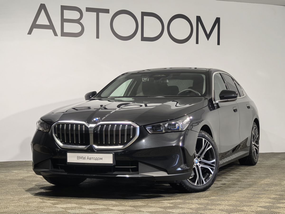 Автомобиль BMW 5 серии VIII поколение (G60) 2.0 AT (208 л.с.) Base Чёрный 2023 с пробегом 27 578 км