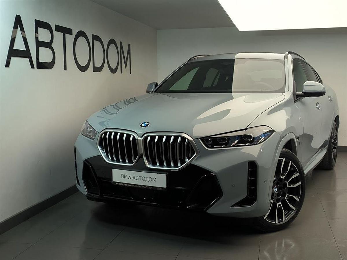 BMW X6 III (G06) [рестайлинг] 3.0 AT 4WD (381 л.с.) Base Серый 2025 
