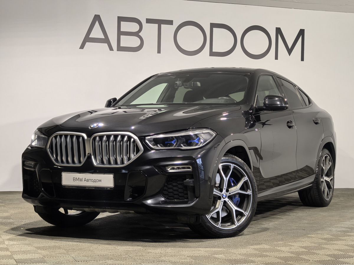 BMW X6 III поколение (G06) 3.0d AT 4WD (249 л.с.) M Sport Pro Чёрный 2020 с пробегом 53 085 км