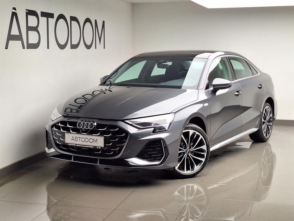 Автомобиль Audi A3 IV (8Y) [рестайлинг] 1.5 AMT (160 л.с.) Premium + Luxury Package Серый 2025 