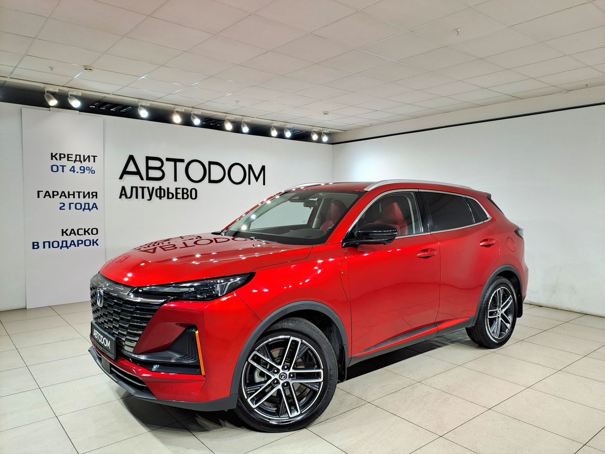 Changan CS55PLUS I [рестайлинг] 1.5 AMT (181 л.с.) Tech Красный 2023 с пробегом 36 466 км