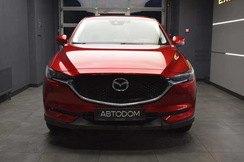 Автомобиль Mazda CX-5 II поколение 2.5 AT 4WD (194 л.с.) Base Красный 2017 с пробегом 127 841 км