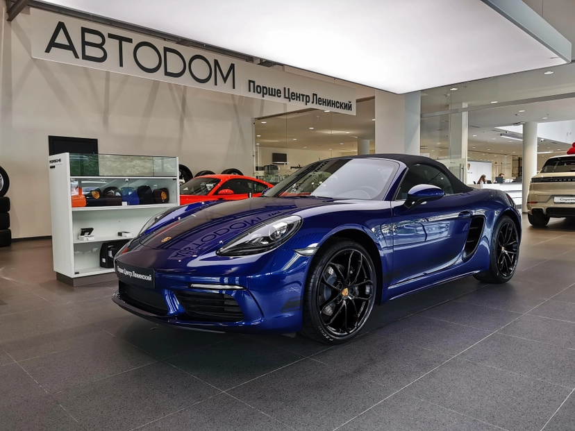 Автомобиль Porsche Boxster IV поколение (982) 2.0 AMT (300 л.с.) Style Edition Синий 2025