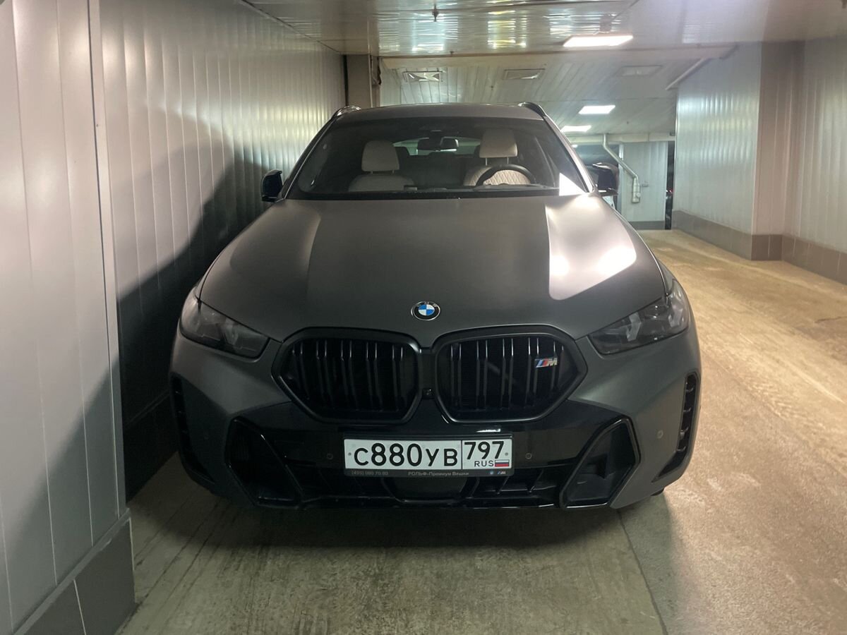 Автомобиль BMW X6 III (G06) [рестайлинг] 4.4 AT 4WD (530 л.с.) Base Серый 2024 с пробегом 21 190 км