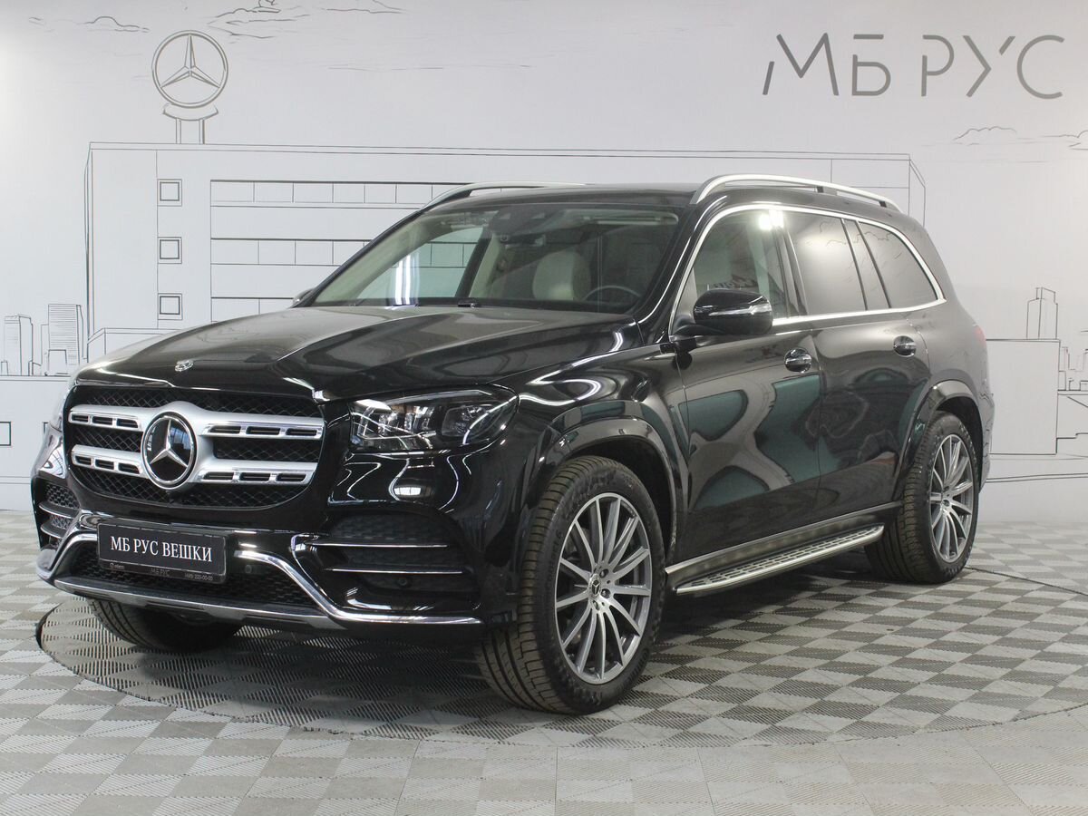 Автомобиль Mercedes-Benz GLS II поколение (X167) 400 2.9d AT 4Matic (330 л.с.) Luxury Чёрный 2021 с пробегом 13 303 км