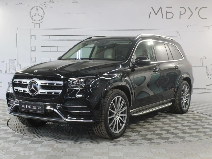 Автомобиль Mercedes-Benz GLS II поколение (X167) 400 2.9d AT 4Matic (330 л.с.) Luxury Чёрный 2021 с пробегом 13 303 км
