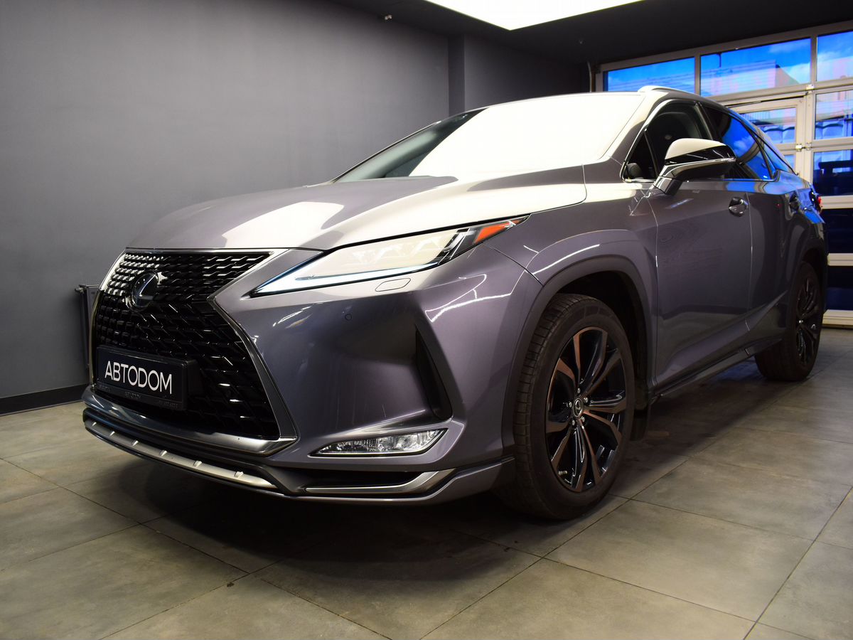Автомобиль Lexus RX IV [рестайлинг] 3.5 AT 4WD (300 л.с.) Black Vision Серый 2020 с пробегом 56 284 км