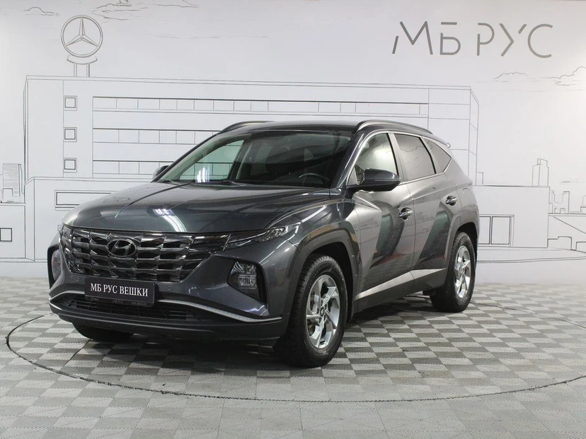 Автомобиль Hyundai Tucson IV поколение 2.0 AT (150 л.с.) Family Серый 2021 с пробегом 72 189 км