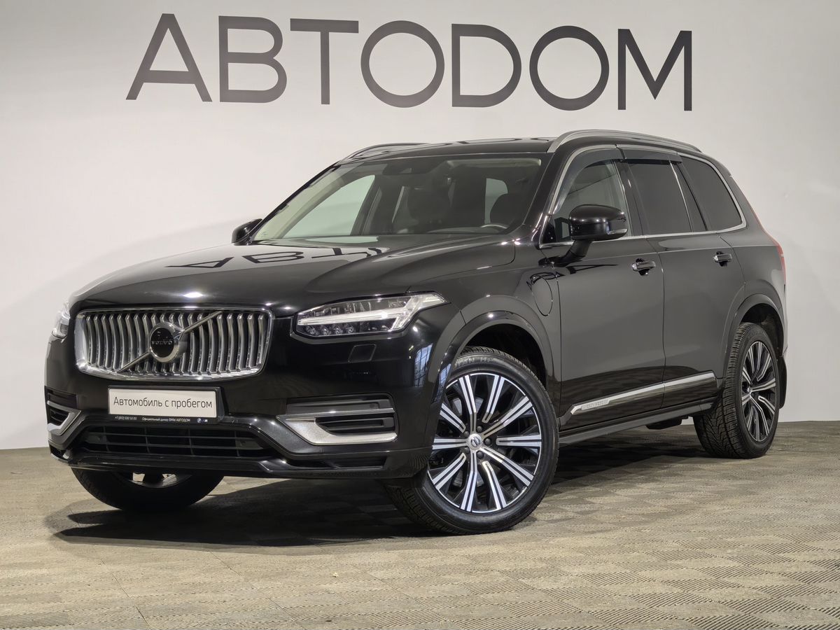 Volvo XC90 II [рестайлинг] 2.0hyb AT 4WD (320 л.с.) Inscription (MY20) Чёрный 2021 с пробегом 89 201 км