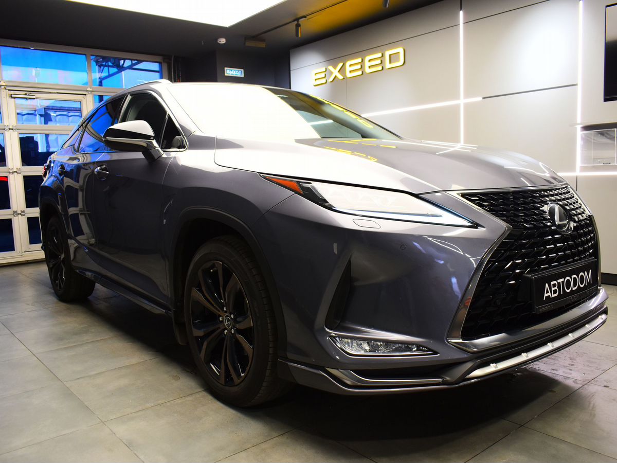 Автомобиль Lexus RX IV [рестайлинг] 3.5 AT 4WD (300 л.с.) Black Vision Серый 2020 с пробегом 56 284 км