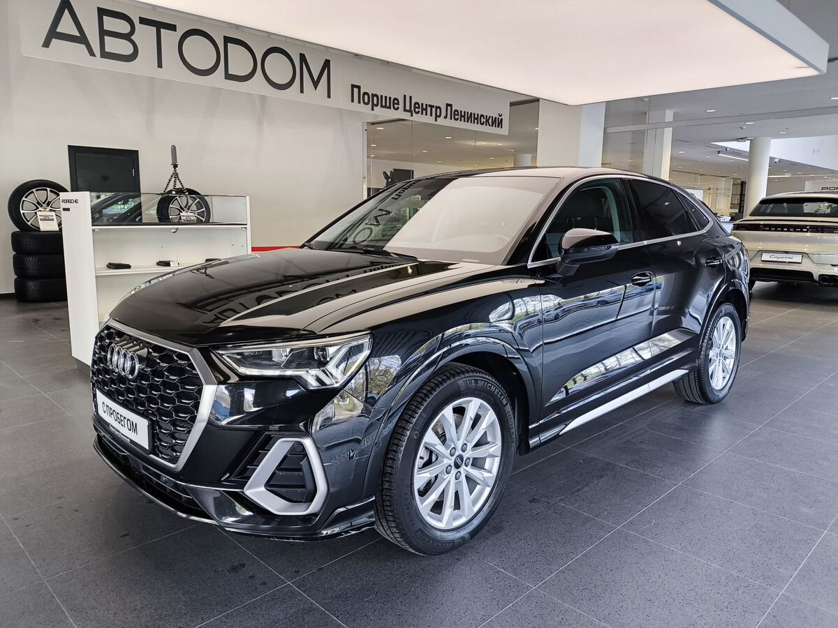 Audi Q3 Sportback I поколение (F3) 2.0 AMT 4WD (180 л.с.) Sport Чёрный 2020 с пробегом 39 692 км