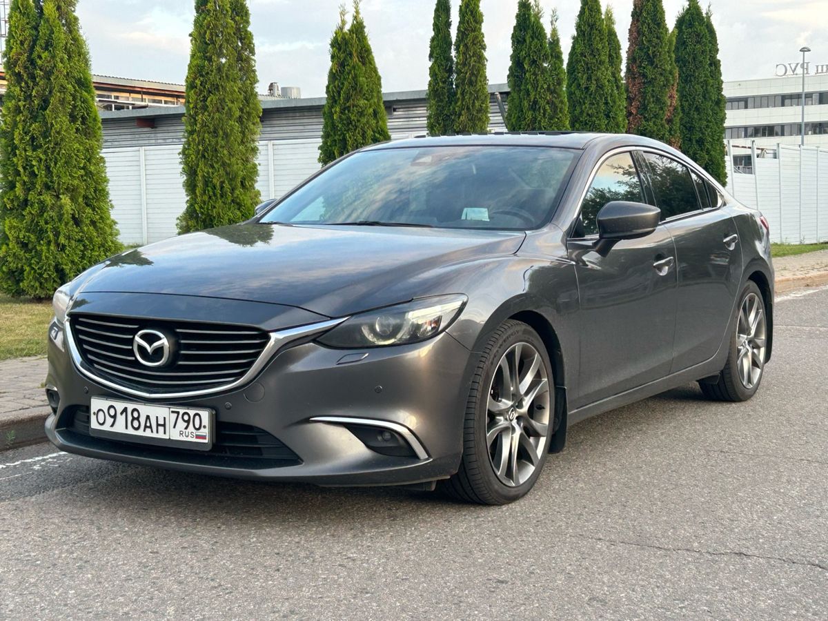 Mazda 6 III (GJ) [рестайлинг] 2.5 AT (192 л.с.) Executive Серый 2017 с пробегом 136 000 км