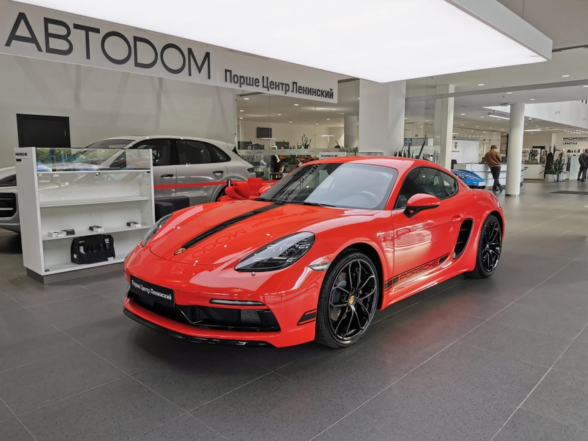 Автомобиль Porsche Cayman III поколение (982) 2.0 AMT (300 л.с.) Style Edition Красный 2025