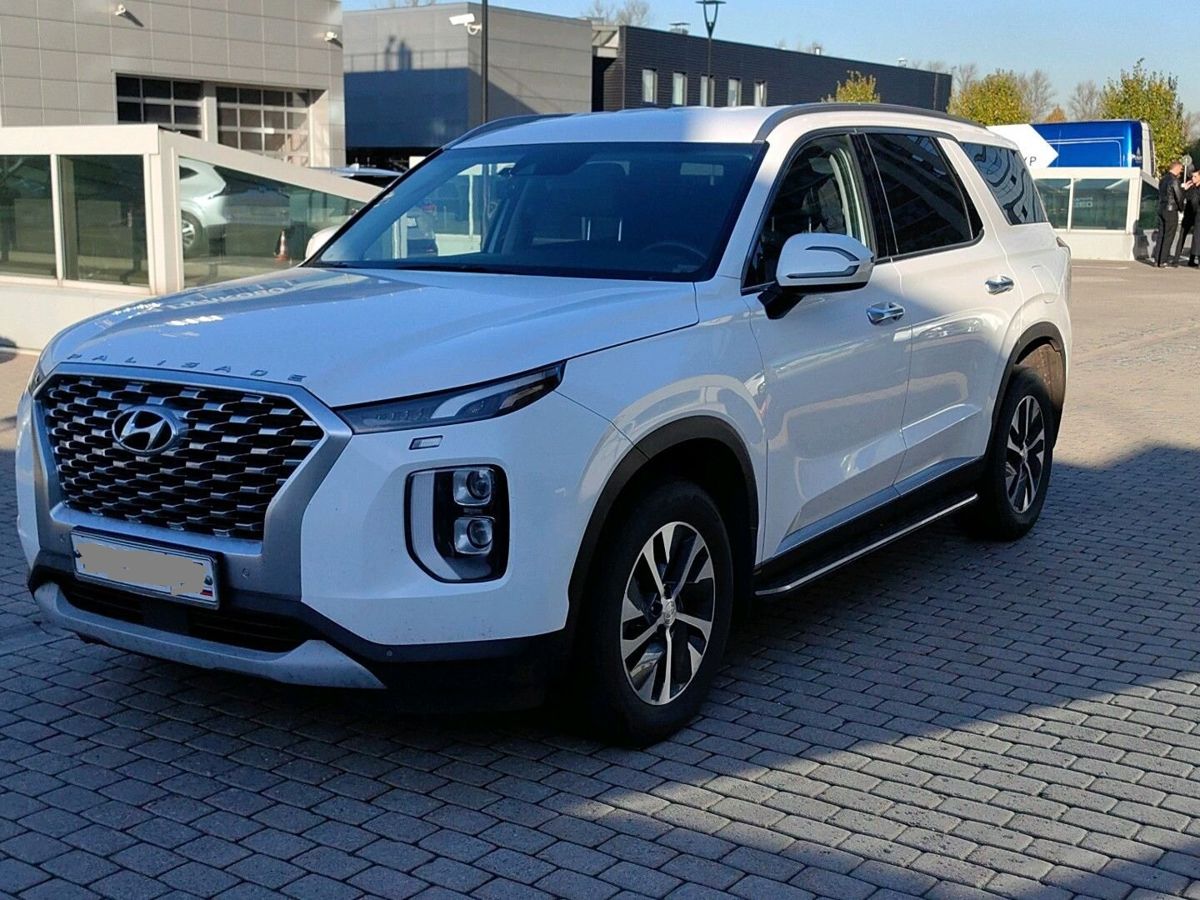 Hyundai Palisade I поколение 2.2d AT 4WD (200 л.с.) Calligraphy Белый 2020 с пробегом 105 325 км