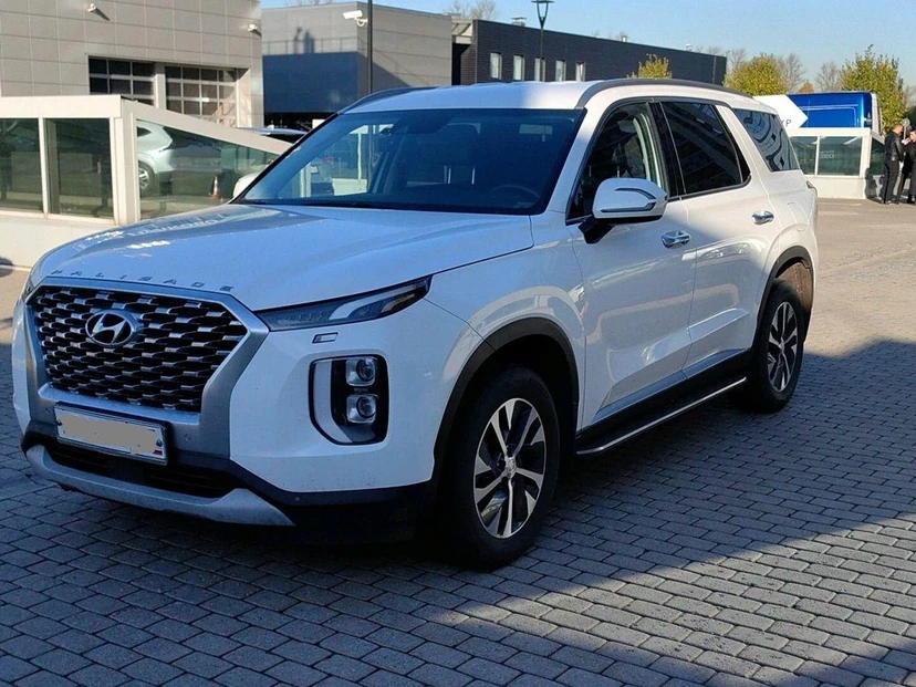 Hyundai Palisade I поколение 2.2d AT 4WD (200 л.с.) Calligraphy Белый 2020 с пробегом 105 325 км