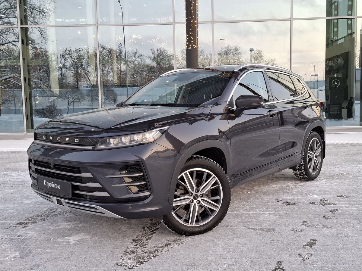 Автомобиль EXEED LX I [рестайлинг] 1.5 CVT (147 л.с.) Prestige Plus Серый 2023 с пробегом 46 665 км