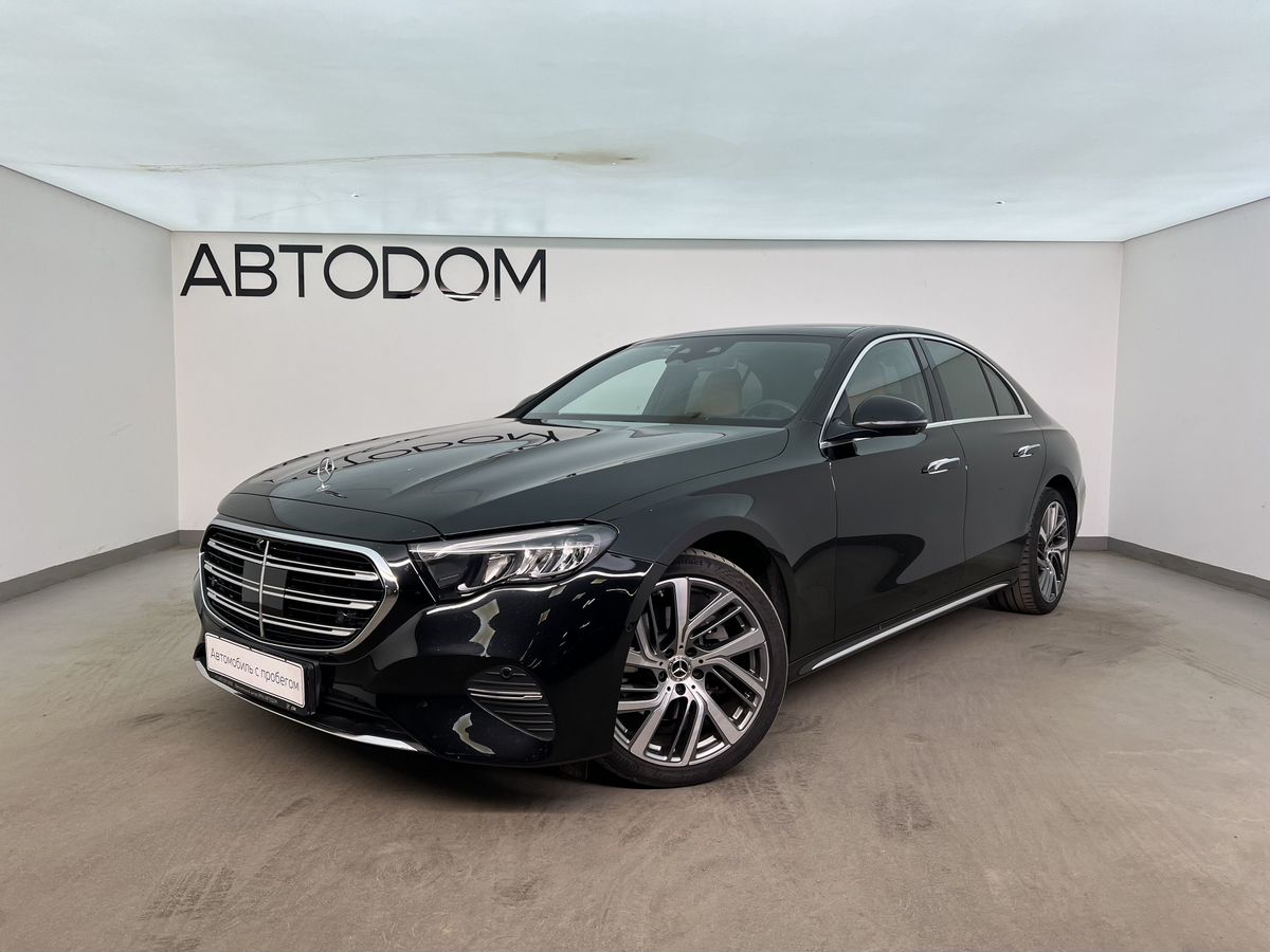 Mercedes-Benz E-Класс VI поколение (W214/S214) 2.0d AT 4Matic (197 л.с.) Base Чёрный 2024 с пробегом 55 000 км