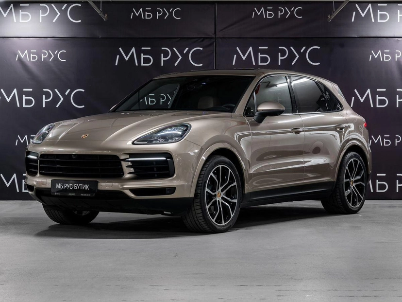 Автомобиль Porsche Cayenne III поколение 3.0 AT 4WD (340 л.с.) Base Коричневый 2018 с пробегом 140 624 км