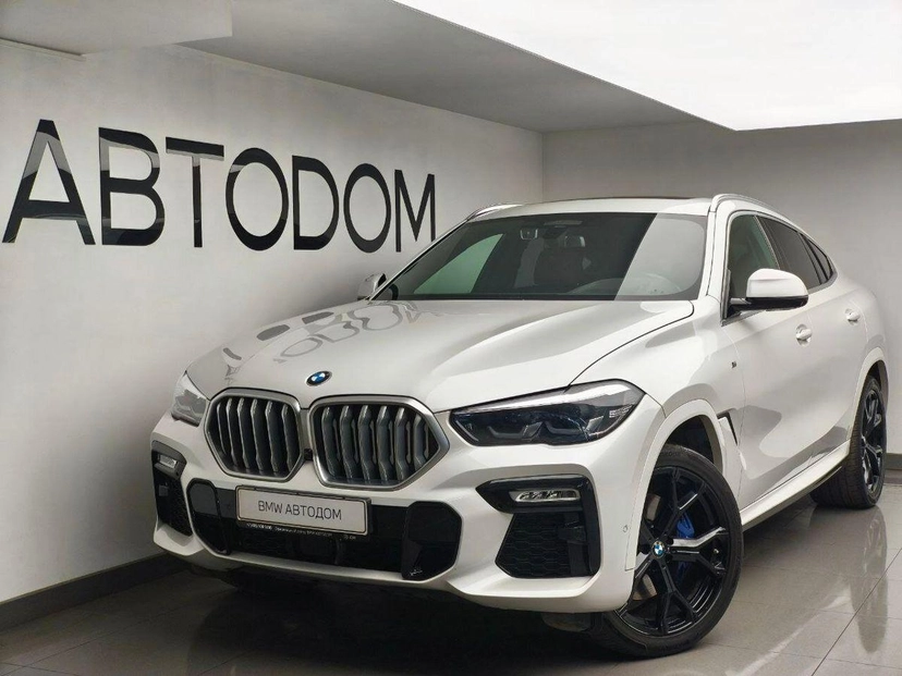 Автомобиль BMW X6 III поколение (G06) 3.0d AT 4WD (286 л.с.) Base Белый 2021 с пробегом 91 634 км