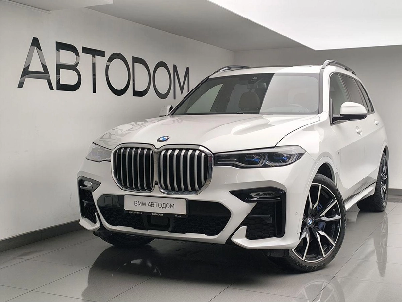 Автомобиль BMW X7 I поколение (G07) 3.0d AT 4WD (249 л.с.) M Sport Edition 21 Белый 2021 с пробегом 77 674 км
