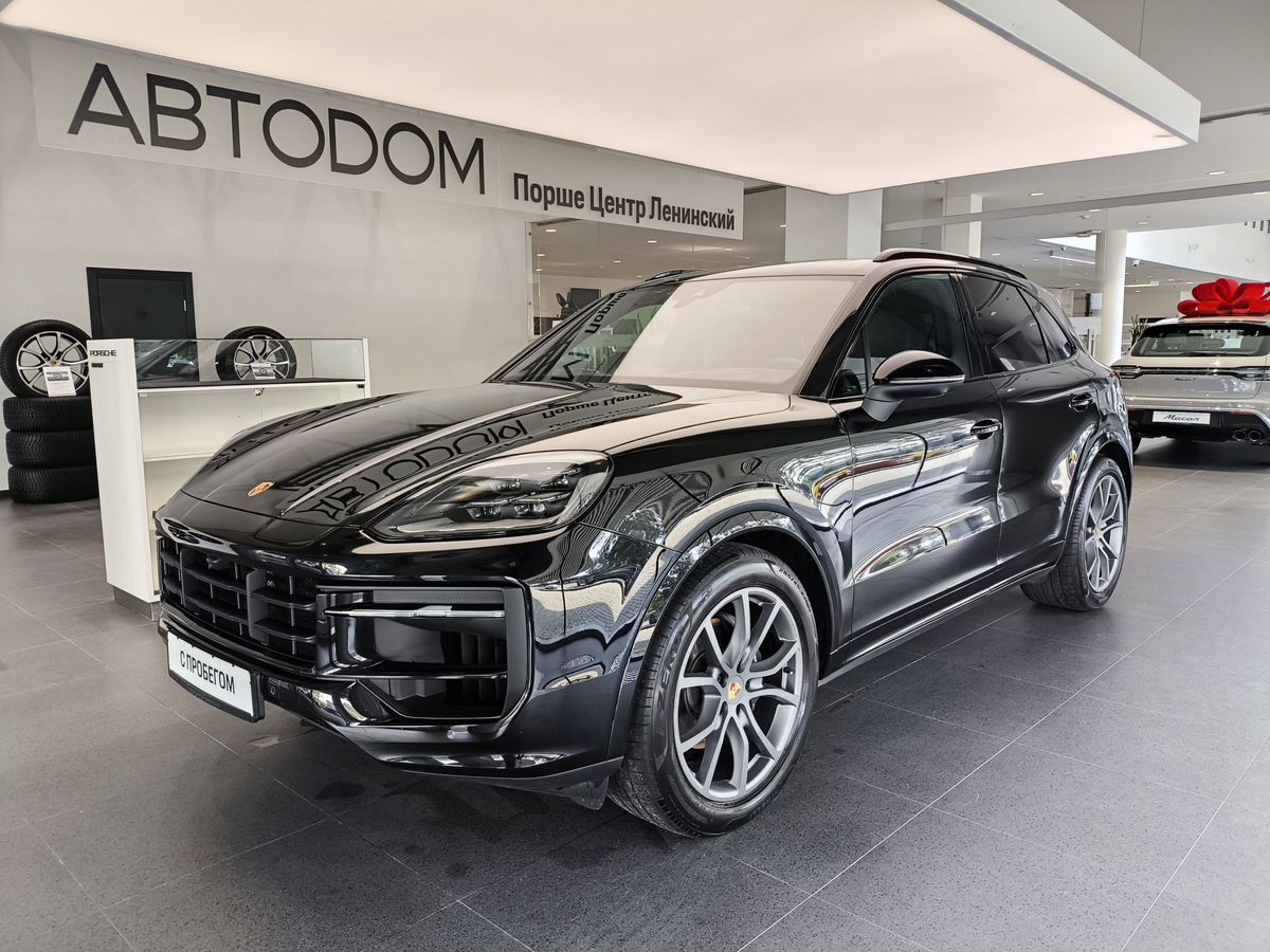 Porsche Cayenne III [рестайлинг] 3.0 AT 4WD (353 л.с.) Base Чёрный 2024 с пробегом 15 695 км