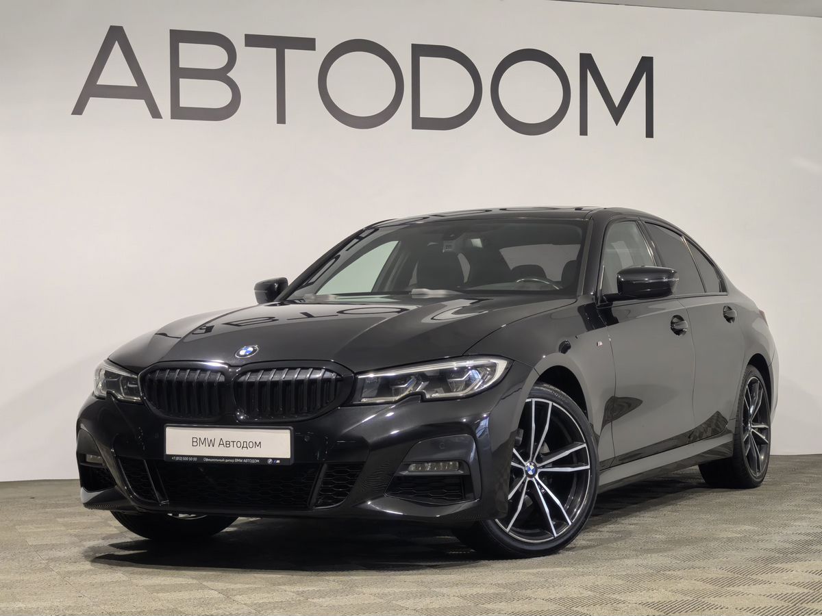 BMW 3 серии VII поколение (G20/G21/G28) 320 2.0d AT 4WD (190 л.с.) M Sport Edition 21 Чёрный 2021 с пробегом 47 803 км