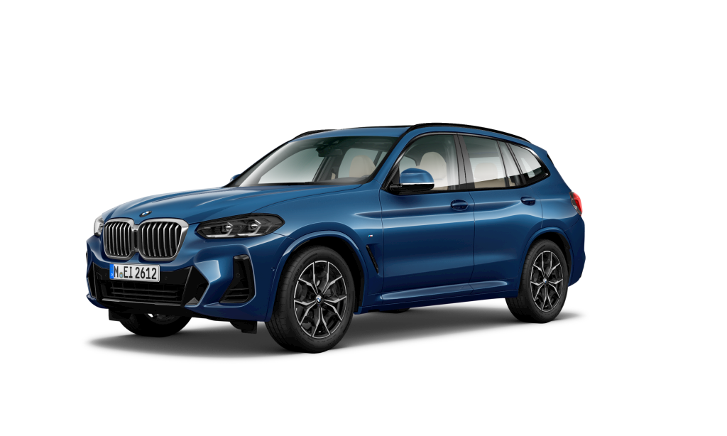 Автомобиль BMW X3 III (G01) [рестайлинг] 2.0d AT 4WD (190 л.с.) M Sport Синий  