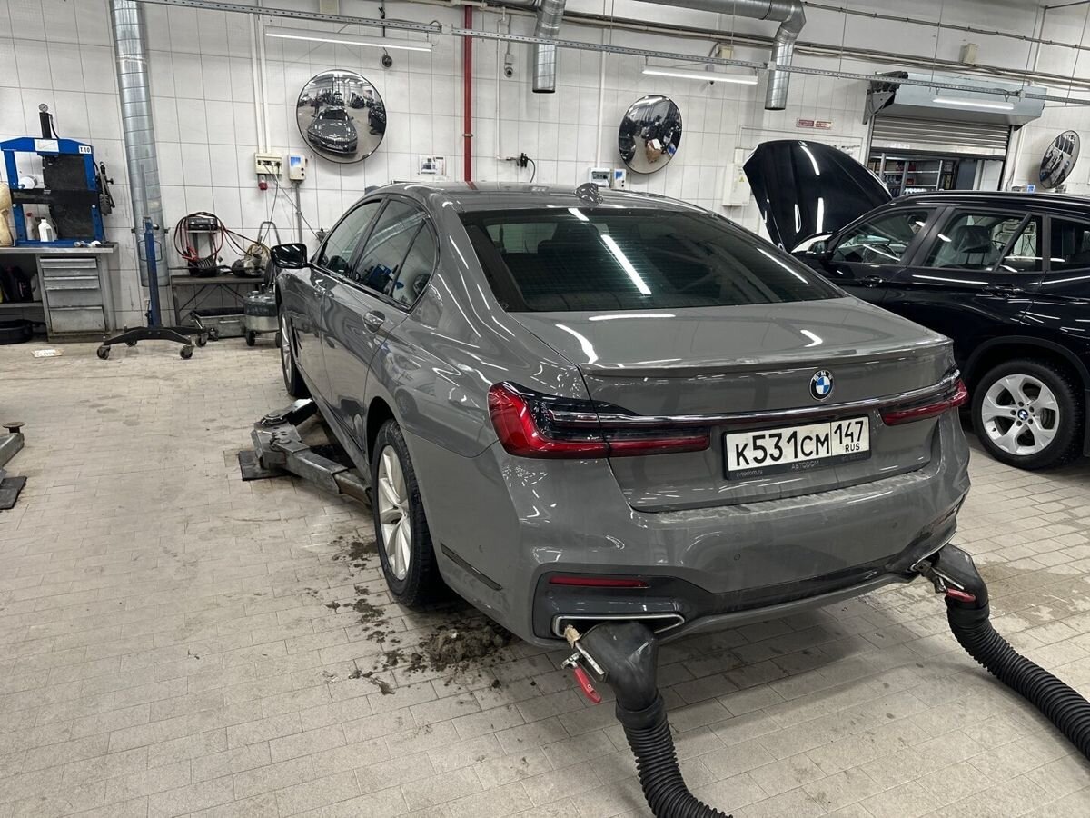 Автомобиль BMW 7 серии VI (G11/G12) [рестайлинг] 730 3.0d AT 4WD (249 л.с.) M Sport Pro Серый 2021 с пробегом 169 276 км