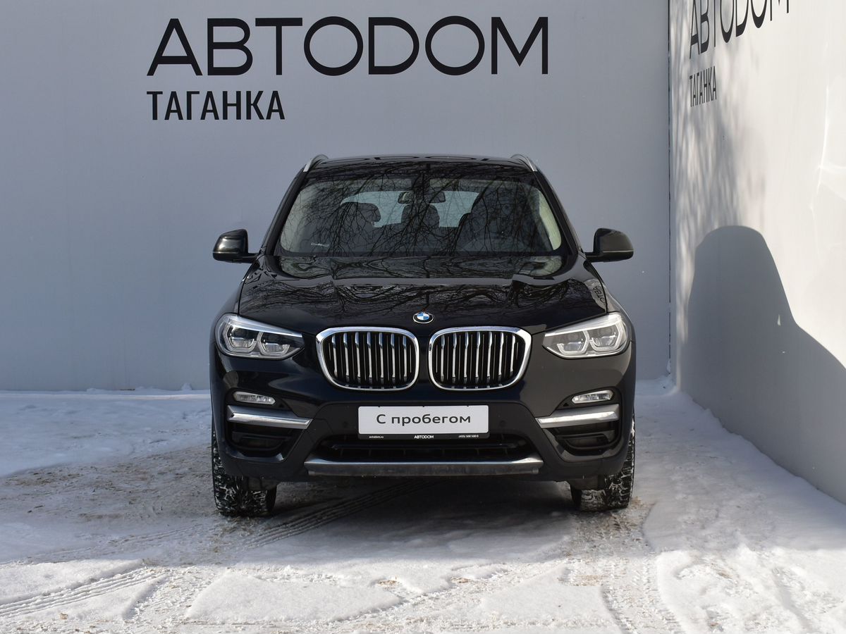 Автомобиль BMW X3 III поколение (G01) 2.0 AT 4WD (184 л.с.) Luxury Чёрный 2019 с пробегом 85 966 км