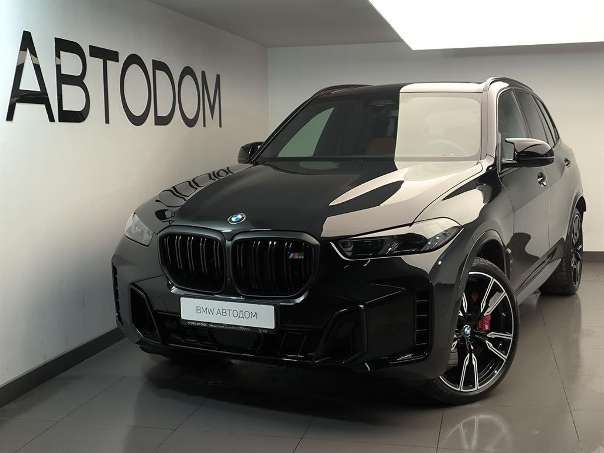 Автомобиль BMW X5 IV (G05) [рестайлинг] 4.4 AT 4WD (530 л.с.) Base Чёрный 2026 
