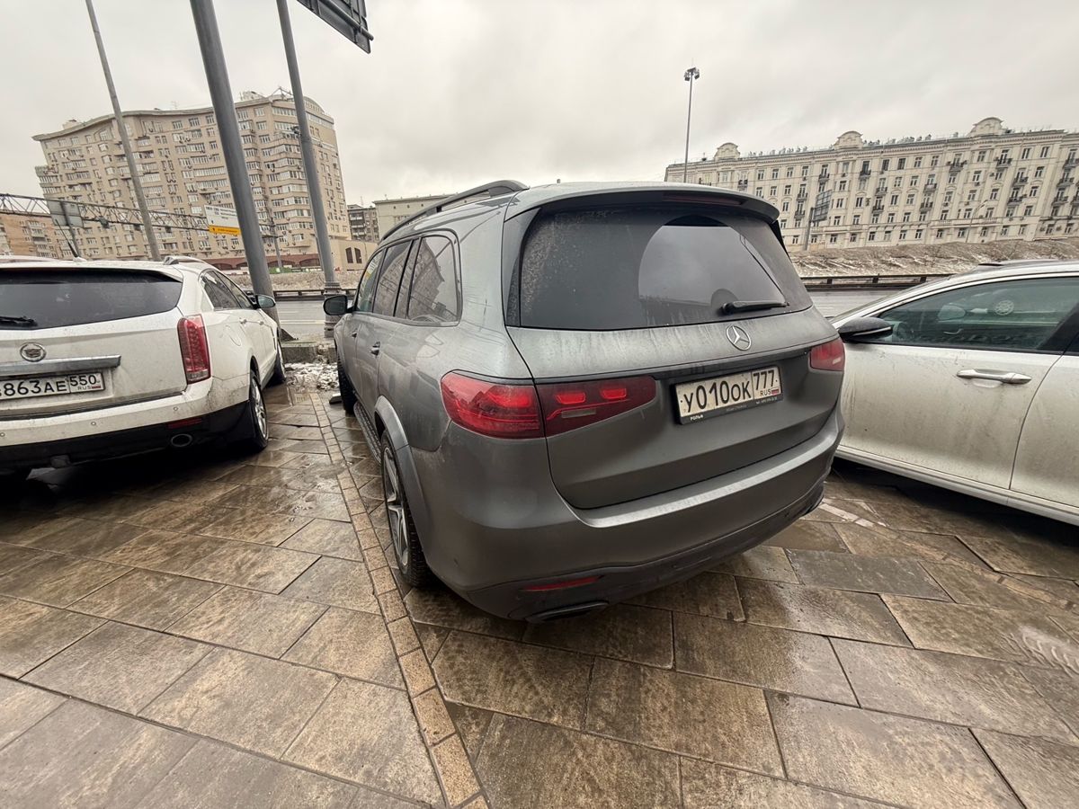 Автомобиль Mercedes-Benz GLS II (X167) [рестайлинг] 450 3.0d AT 4Matic (367 л.с.) Base Серый 2024 с пробегом 12 000 км