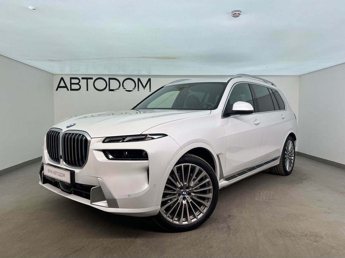 BMW X7 I (G07) [рестайлинг] 3.0d AT 4WD (340 л.с.) xDrive40d Белый 2024 с пробегом 17 500 км