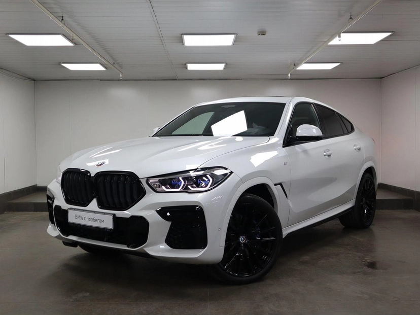 Автомобиль BMW X6 III поколение (G06) 3.0 AT 4WD (333 л.с.) Base Белый 2022 с пробегом 665 км