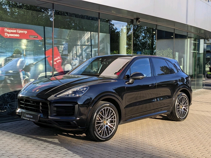 Автомобиль Porsche Cayenne III поколение 3.0 AT 4WD (340 л.с.) Platinum Edition Чёрный 2019 с пробегом 40 200 км