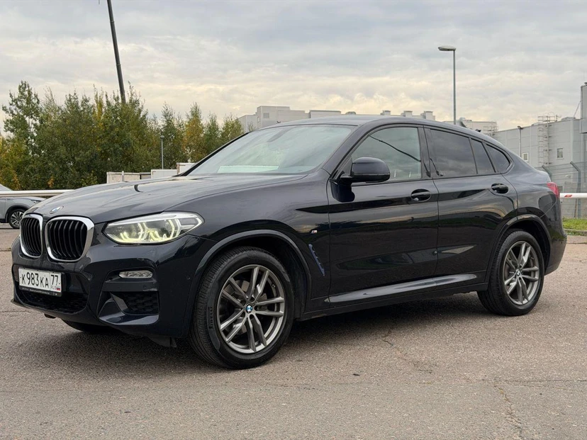 BMW X4 II поколение (G02) 2.0d AT 4WD (190 л.с.) M Sport Чёрный 2019 с пробегом 128 000 км