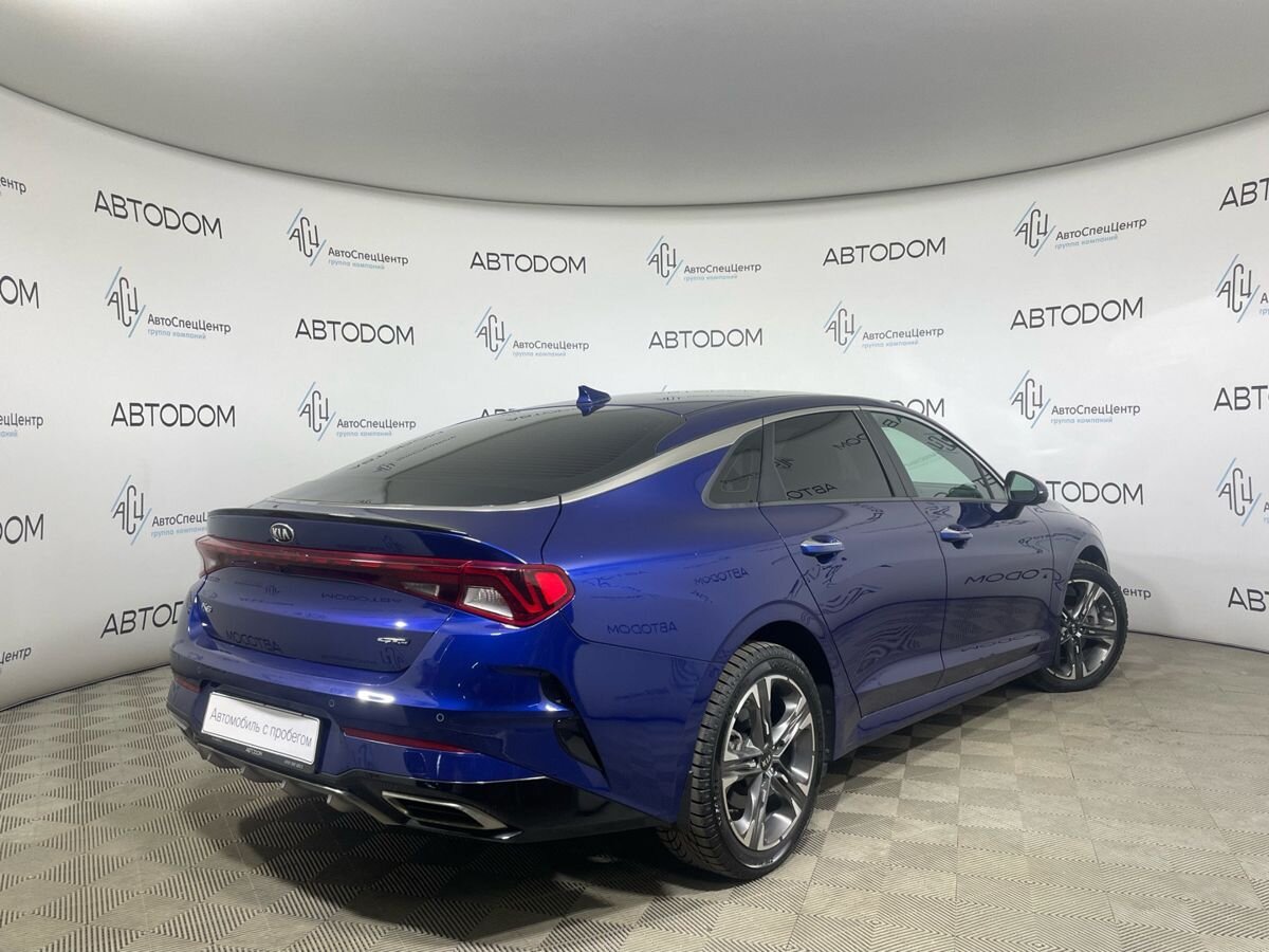 Автомобиль Kia K5 III поколение 2.5 AT (194 л.с.) GT Line Синий 2021 с пробегом 39 134 км