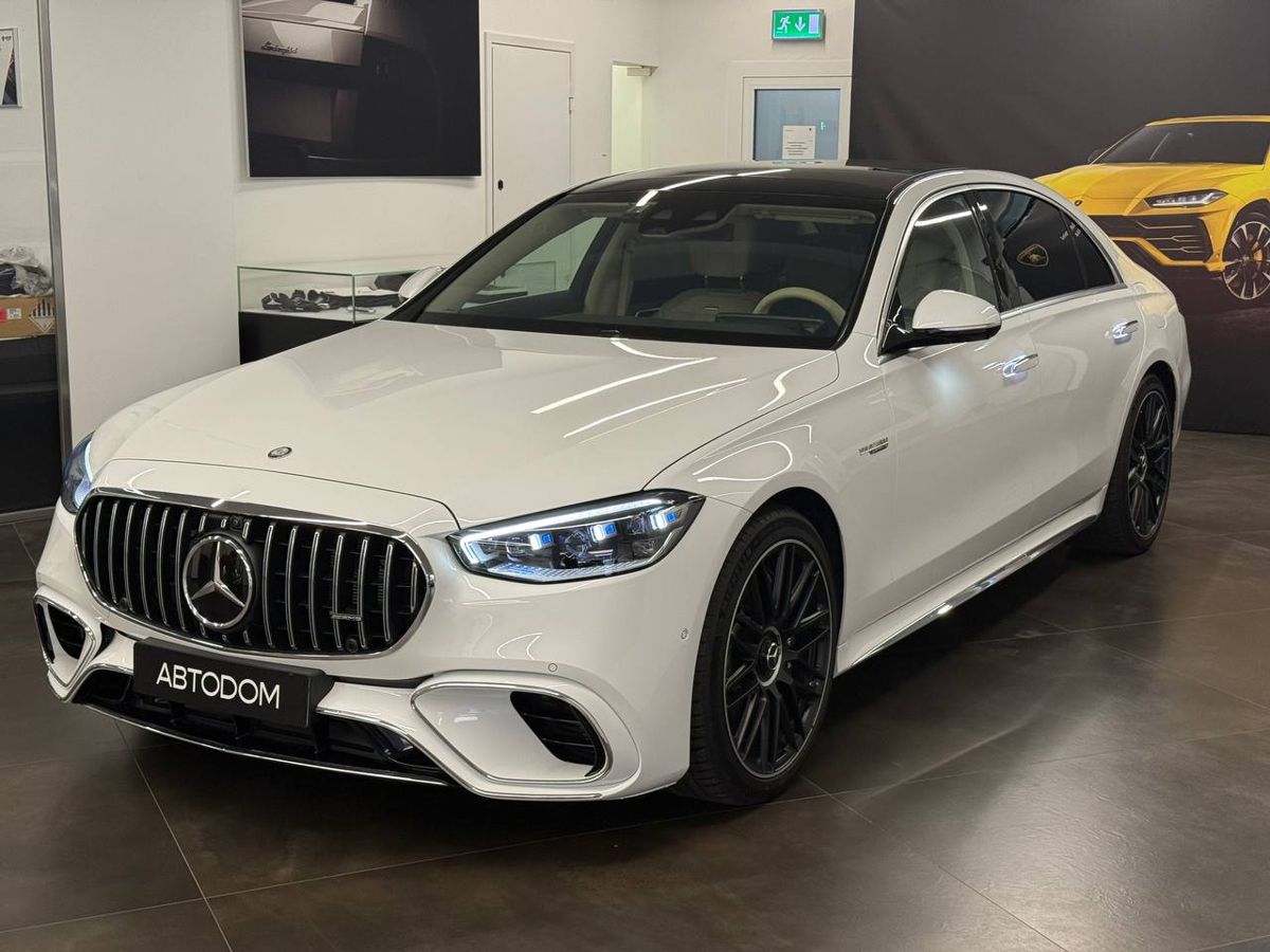 Автомобиль Mercedes-Benz S-Класс AMG IV поколение (W223) 4.0hyb AT 4Matic (802 л.с.) AMG Белый 2024 с пробегом 1 365 км